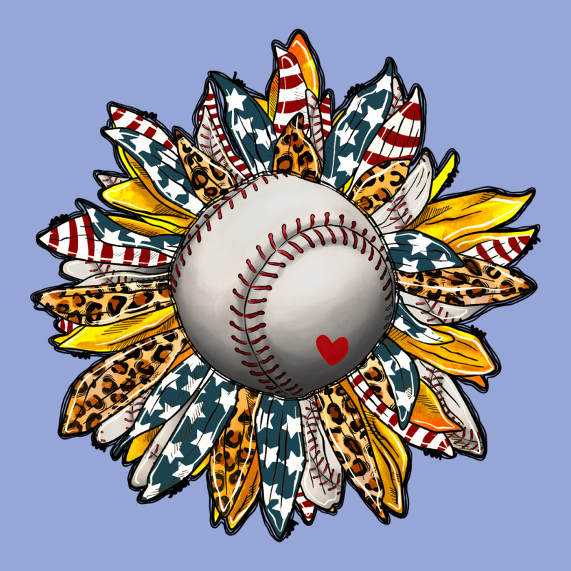Baseball Sunflower Classic Tee by CowhideDigitalArt | Teevron