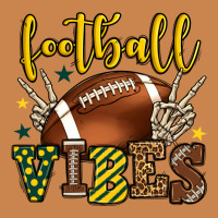 Football Vibes Yellow And Green Team Color Heavyweight Hoodie | Teevron