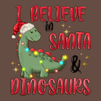I Believe In Santa & Dinosaurs Long Sleeve Tee | Teevron