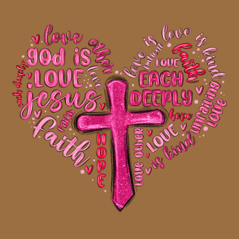 Jesus Is Love Heart Cross Valentines Day Vintage Tee by MaliasSmallBusiness | Teevron