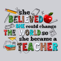 She Believed She Could Change The World So She Bec Heavyweight Sweatshirt | Teevron