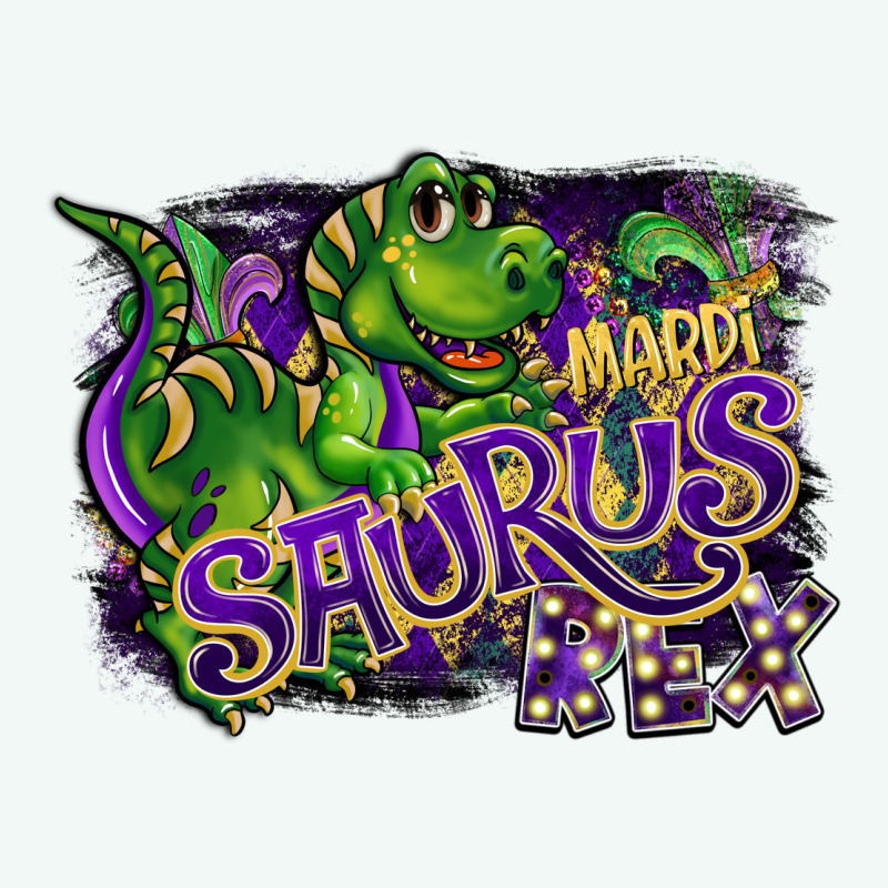 Mardi Saurus Rex Premium Hoodie by CowGirlArtShop | Teevron