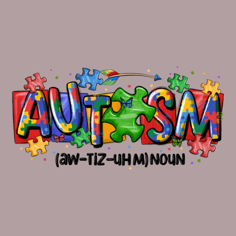 Autism Awtizuhm Noun Vintage Hoodie by MaliasSmallBusiness | Teevron