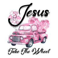 Leopard Floral Pink Car Jesus Take The Wheel | Teevron