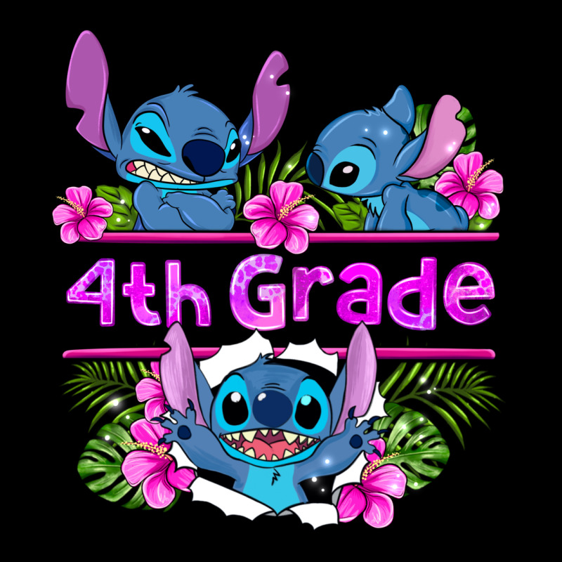 Preview Flower Stitch  4th Grade Heavy Core Tee by AdoDesignShop | Teevron