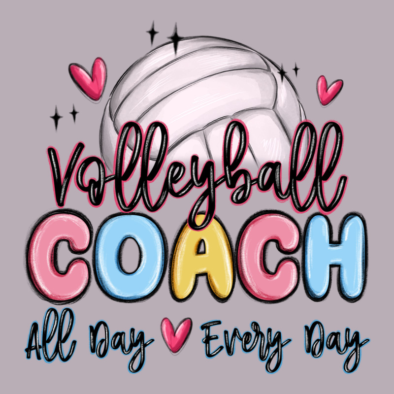 Volleyball Coach All Day Every Day Vintage Tee by MaliasSmallBusiness | Teevron