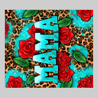 Rose Leopard Mama Premium Tee | Teevron