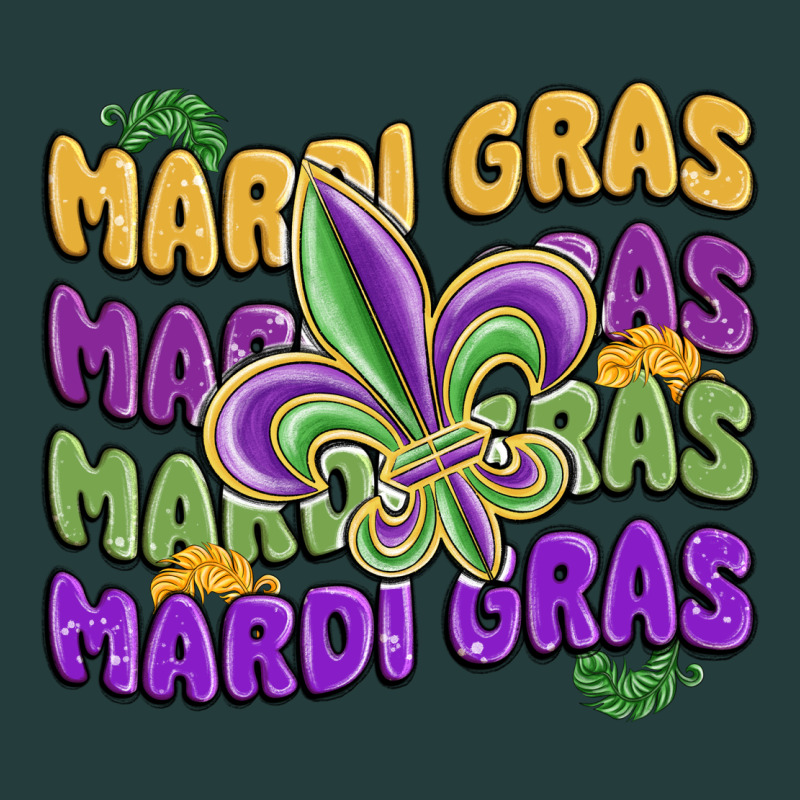Mardi Gras With Fleur De Lis Classic Tee by MaliasSmallBusiness | Teevron