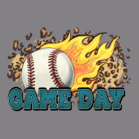 Game Day Baseball Leopard Flames Fireball Heavyweight Hoodie | Teevron