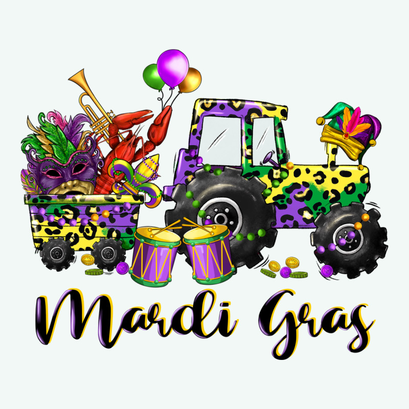 Mardi Gras Tractor Premium Hoodie by CowGirlArtShop | Teevron