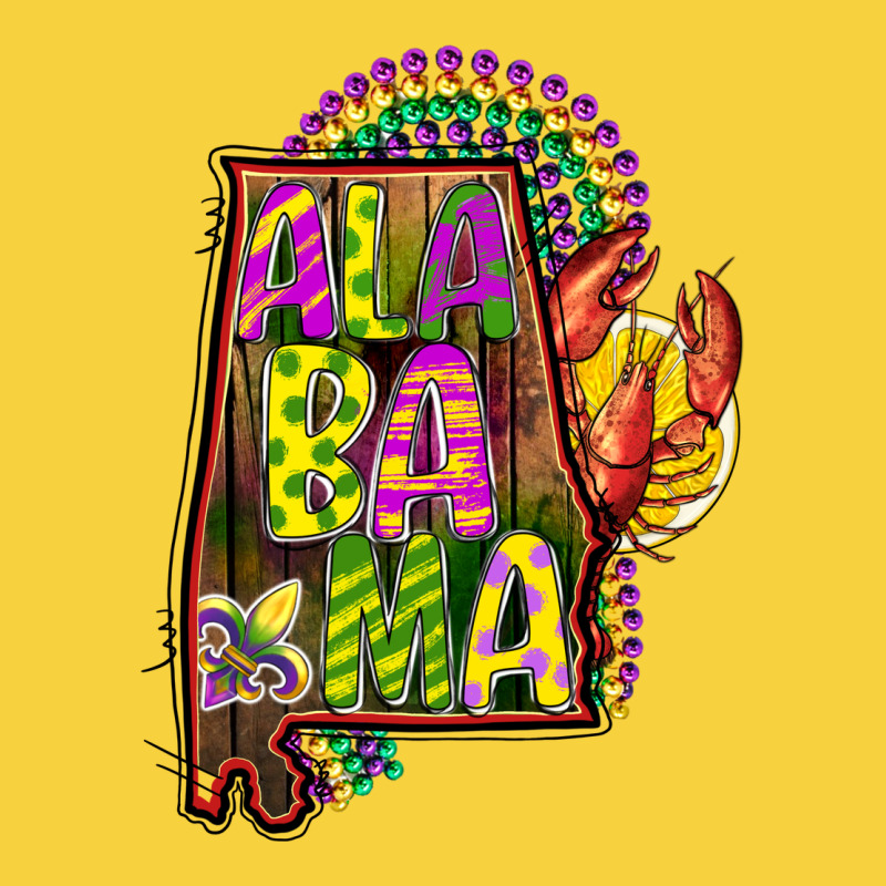 Mardi Gras Alabama Map Premium Sweatshirt by CowGirlArtShop | Teevron