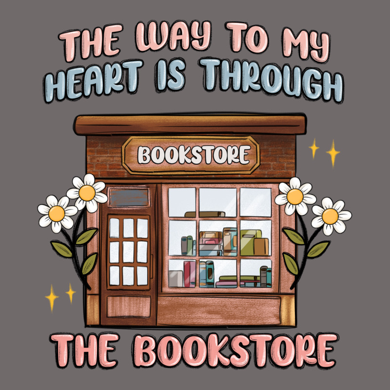 The Way To My Heart Is Through The Bookstore Urban Heavy Tee by MaliasSmallBusiness | Teevron