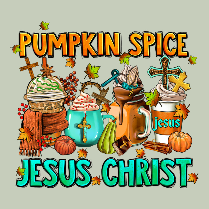 Pumpkin Spıce Jesus Christ Coffee Cups Ladies Tee by AdoDesignShop | Teevron