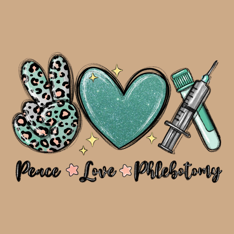 Peace Love Phlebotomy Vintage Hoodie by MaliasSmallBusiness | Teevron