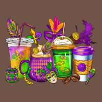 Mardi Gras Coffee Cups Cowgirl Premium Sweatshirt | Teevron