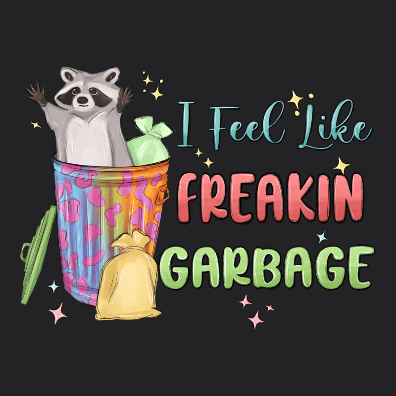 I Feel Like Garbage Raccoon Vintage Tee by MaliasSmallBusiness | Teevron