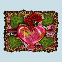 Western Background Valentine's Day Ladies Tee | Teevron