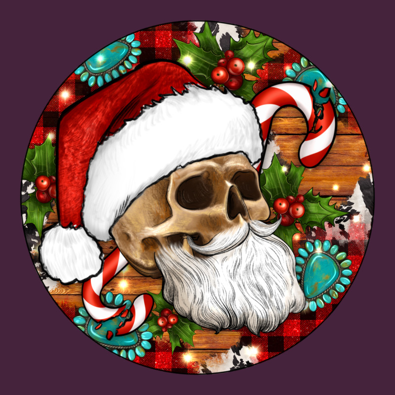 Christmas Hippie Skeleton Santa Ornament Premium Tee by Artiststas | Teevron