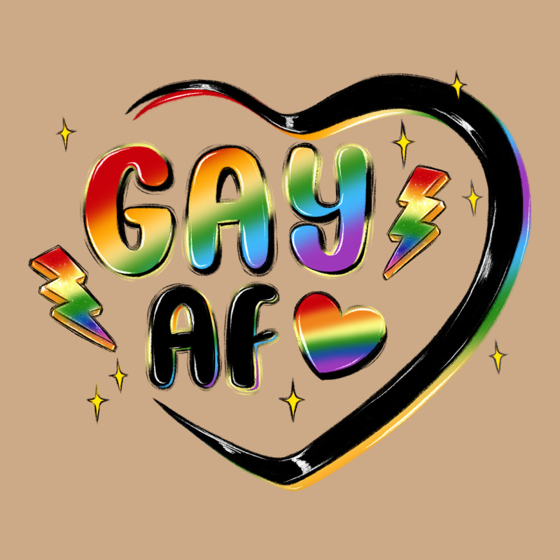 Gay Af Vintage Hoodie by MaliasSmallBusiness | Teevron