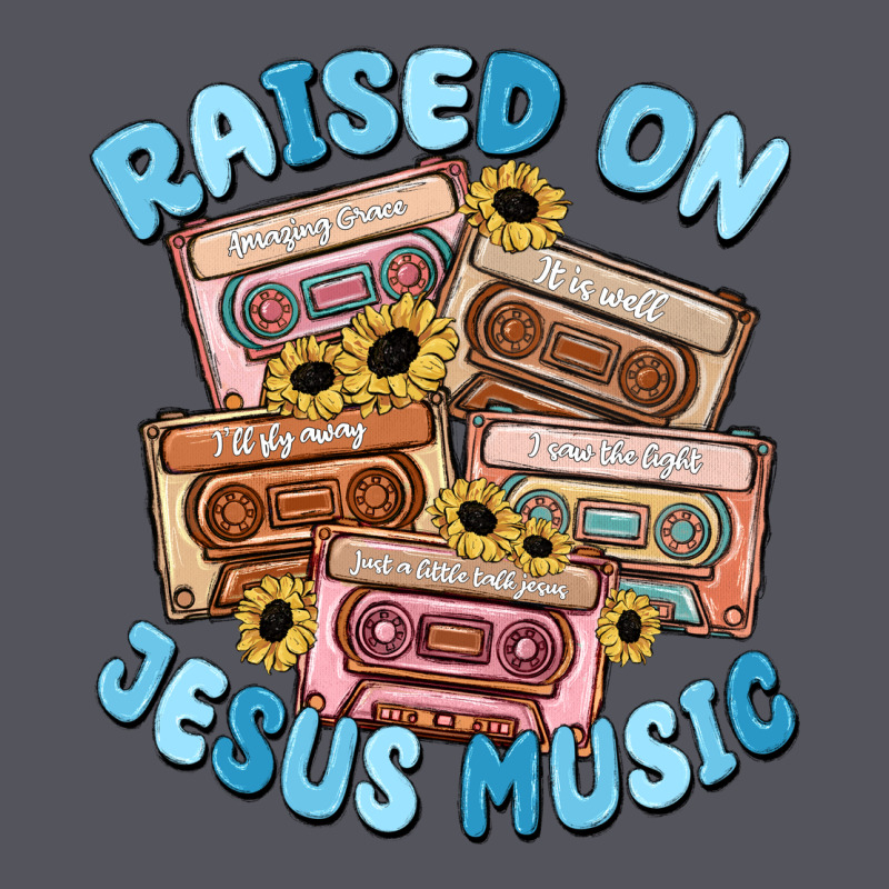 Raised On Jesus Music Vintage Hoodie by MaliasSmallBusiness | Teevron