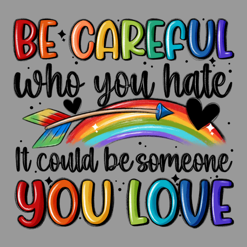 Be Careful Who You Hate Vintage Hoodie by MaliasSmallBusiness | Teevron