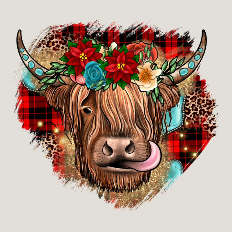 Christmas Cow Gemstone Heavy Core Tee by JahusDesignShop | Teevron