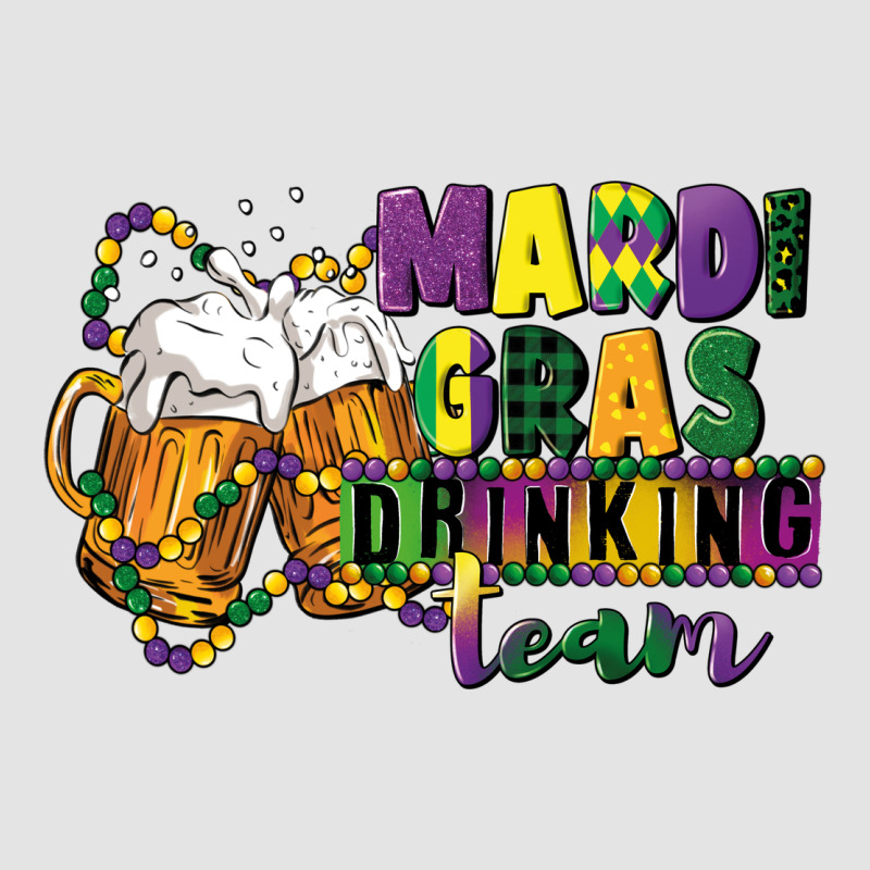 Mardi Gras Drinking Team 12 Inches 300 Dpi Premium Sweatshirt by CowGirlArtShop | Teevron