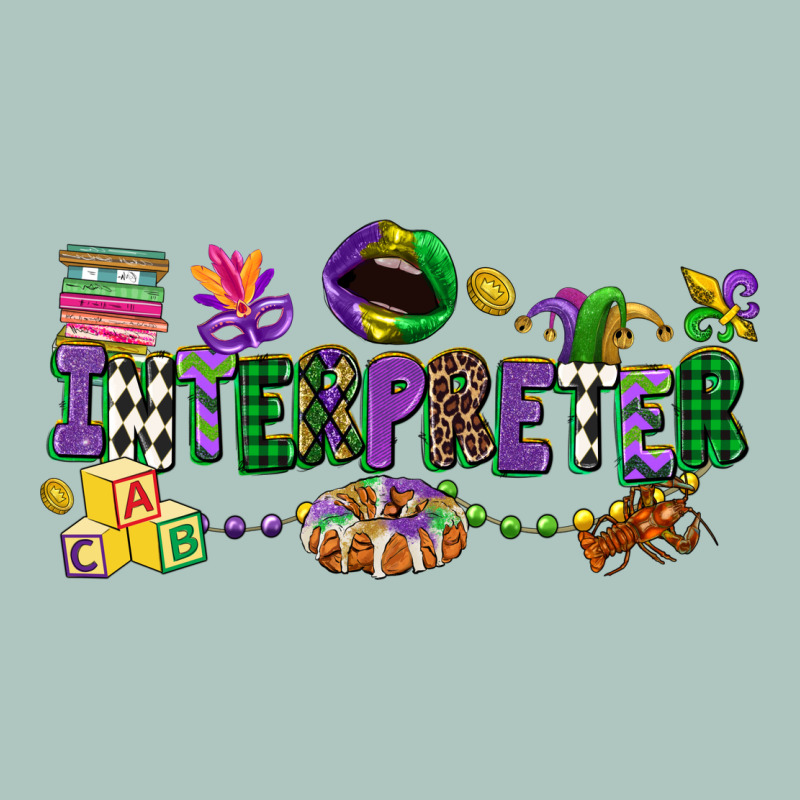 Interpreter Mardi Gras Premium Sweatshirt by CowGirlArtShop | Teevron