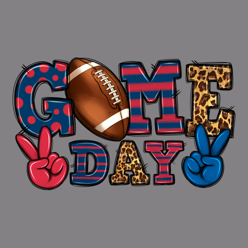 Game Day Red And Blue Heavyweight Hoodie by HowdyJamesFarm | Teevron