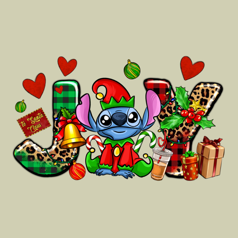 Joy With Christmas Elf Stitch Heavy Core Tee by AdoDesignShop | Teevron