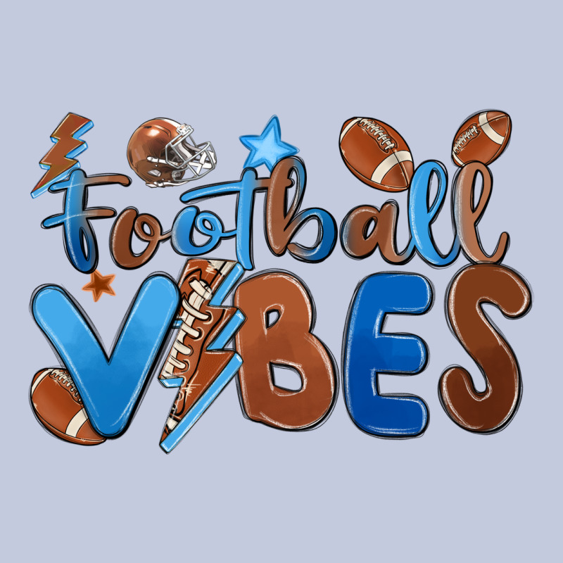 Football Vibes Long Sleeve Tee by MaliasSmallBusiness | Teevron