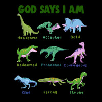God Says I Am Dinosaurs Ladies Tee | Teevron