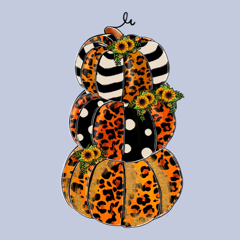 Leopard Pumpkin Polka Dot Sunflower Long Sleeve Tee by JahusDesignShop | Teevron