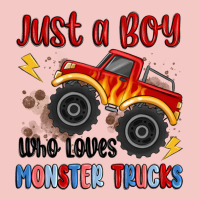 Just A Boy Who Loves Monster Trucks Urban Heavy Tee | Teevron