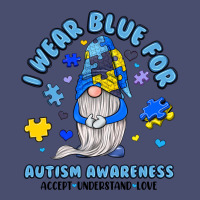 I Wear Blue For Autism Awareness Vintage Tee | Teevron