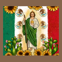 San Judas With Mexican Flag Premium Tee | Teevron