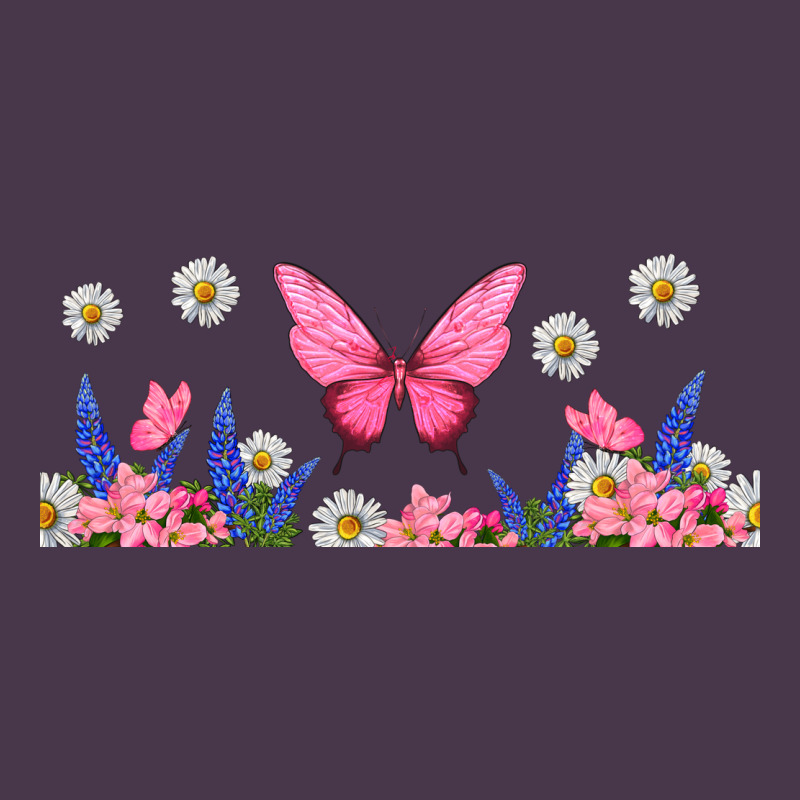 Butterflies And Flowers Heavyweight Hoodie by TumblerDesignByShophia | Teevron