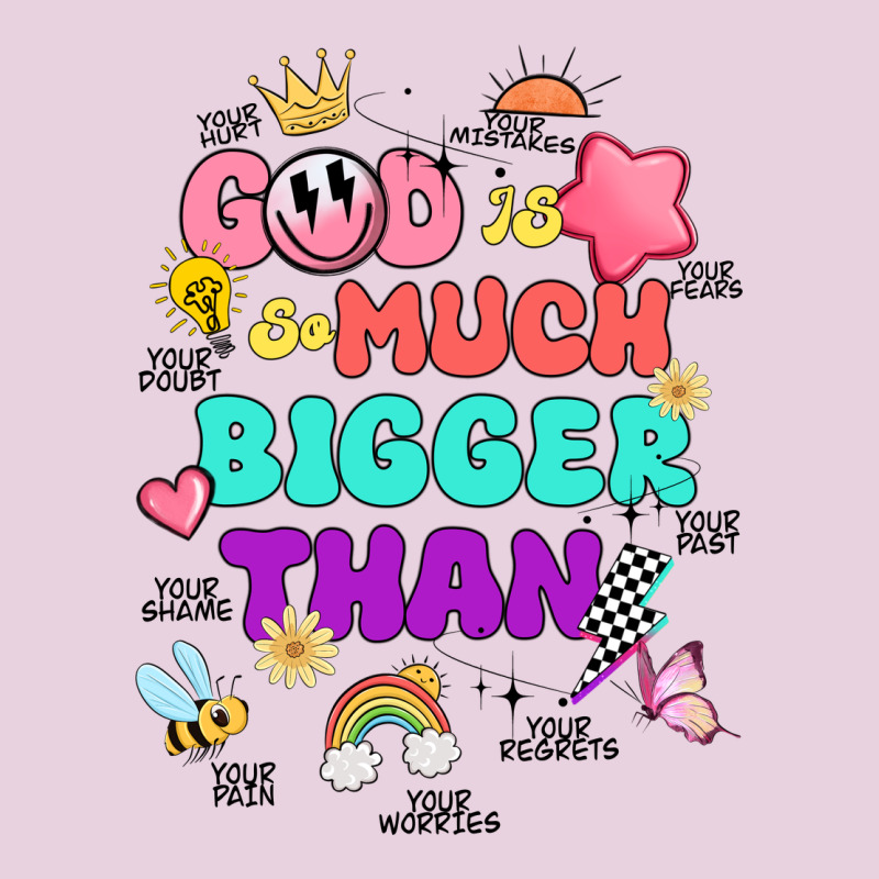 God Is Bigger Design Ladies Tee by JahusDesignShop | Teevron