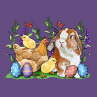 Easter Bunny And Chicks With Floral Vintage Hoodie | Teevron