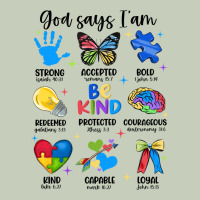 God Says I Am Autism Ladies Tee | Teevron