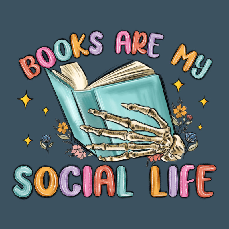 Books Are My Social Life Urban Heavy Tee by MaliasSmallBusiness | Teevron
