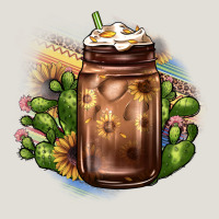 Sunflower Coffee Cup Cactus Heavy Core Tee | Teevron