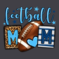 Football Mom Blue Team Color Heavyweight Hoodie | Teevron