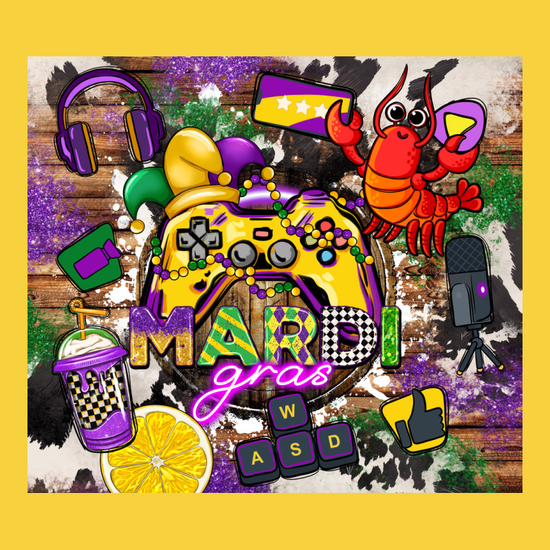 Mardi Gras Gamer Premium Sweatshirt by CowGirlArtShop | Teevron
