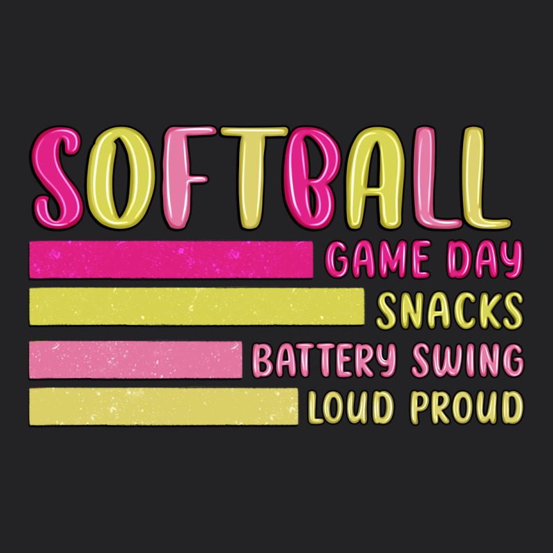 Retro Softball Png Vintage Tee by JahusDesignShop | Teevron