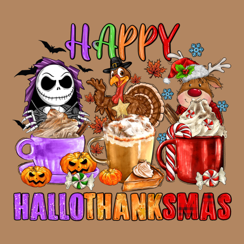 Happy Hallothanksmas Long Sleeve Tee by MaliasSmallBusiness | Teevron