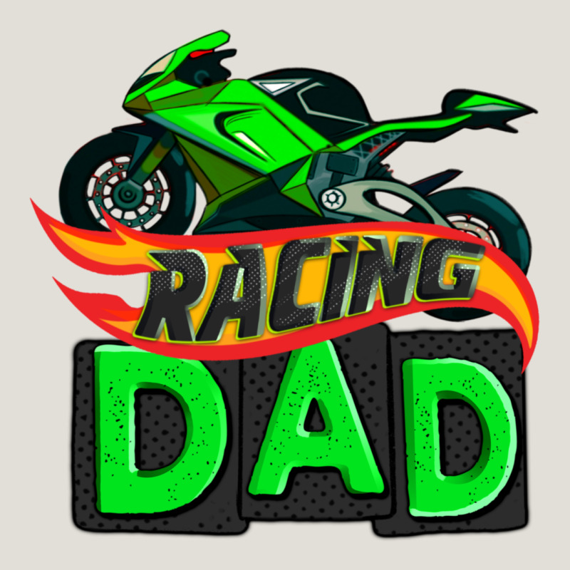 Racing Dad With Racing Motorcycle Heavy Core Tee by AdoDesignShop | Teevron