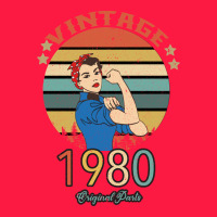 Vintage 1980 Original Parts Women 40th Birthday Zipper Hoodie | Teevron