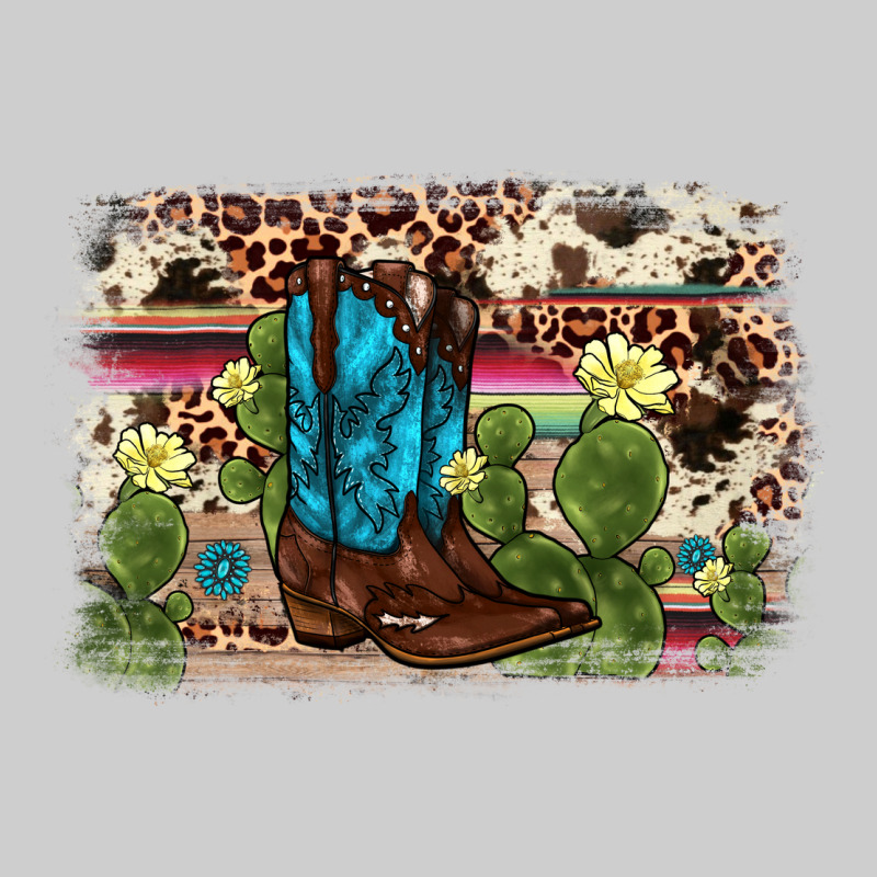 Cactus Boot Background Premium Tee by AdoDesignShop | Teevron