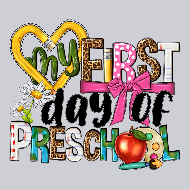 My First Day Of Preschool Heavyweight Sweatshirt by NancyCooperArtShop | Teevron